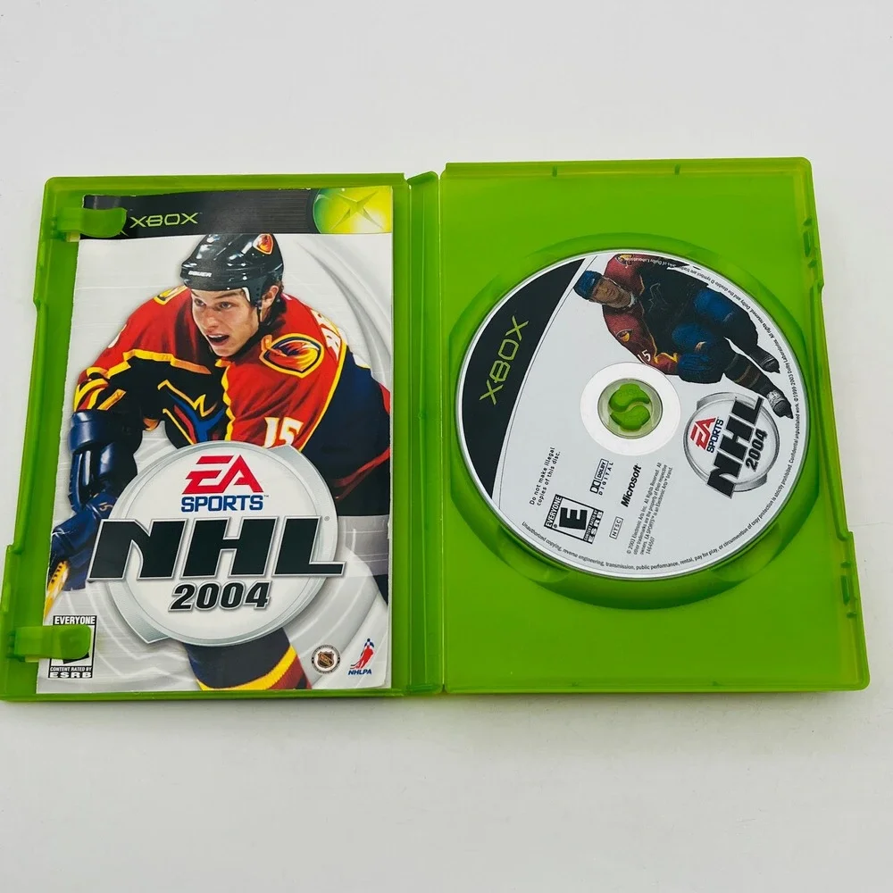 Xbox EA Sports Game Lot NHL 2004 Madden NFL 06 Tiger Woods PGA Tour 07 Bundle